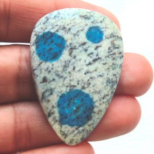 Natural K2 Jasper Gemstone Cabochon 48x33x5 mm K2 Jasper Loose Gemstone Both Side Polished Making For Jewellery Smooth Cabochon Stone 60 Cts