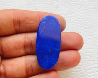 100%Natural Lapis Lazuli Gemstone Cabochon 46x21x4 Lapis Lazuli Gemstone Use Loose Cabochon For Making Jewelry 54 Crt