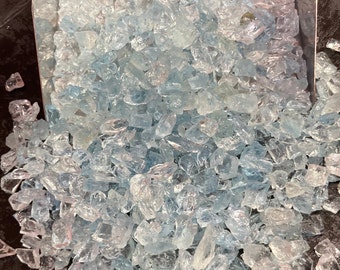 Aguamarina en bruto AAA: Cristal natural para joyería (4 x 7 mm aprox.)