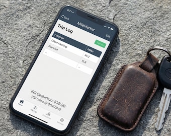MileMarker - Aplicación de seguimiento de millas sin conexión / Deducción de impuestos del IRS / Registro de viajes de negocios / Descarga digital
