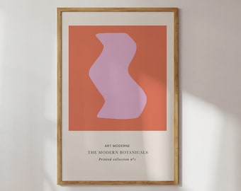 Poster Abstract | Minimalist Poster | Exhibition poster | Poster living room | Print Scandinavian | Boho Posters | Vase posters