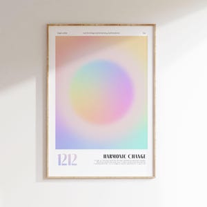 Póster Aura | Número de ángel 1212 Impresión de arte | Decoración de la pared del dormitorio | Fotomural del comedor | Imagen Espiritual | Arte Moderno | Imprimir salón