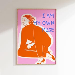 Affiche de citation inspirante | Impression d&#39;art | Décoration murale moderne | Fresque murale de salle à manger | Affiche 40 x 50 | Art moderne | Impression féministe | Cadeau