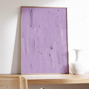 PURPLE Design Poster | Bedroom Poster | Living Room Poster | Abstract Poster | Scandinavian Poster