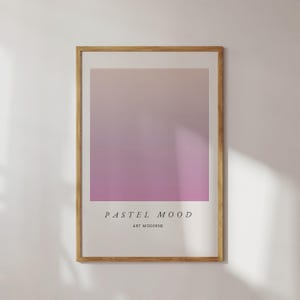 Cartel de humor pastel | Póster minimalista | Cartel de exposición | Póster salón | Imprimir escandinavo | Pósteres bohemios | Florero pósters