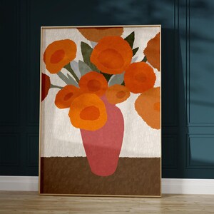 BUNCH OF FLOWERS Design Poster | Bedroom Poster | Living Room Poster | Boho Poster | Still Life