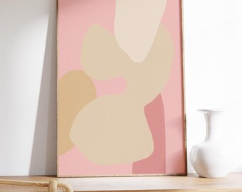 ROSE Design Poster | Bedroom Poster | Living Room Poster | Abstract Poster | Scandinavian Poster