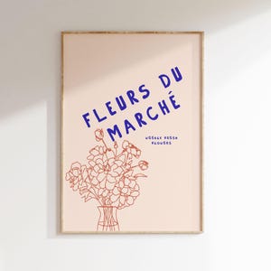 Flower poster | Art print | Kitchen wall decoration | Dining room mural | Living room decoration | Saying print | Kitchen picture | Housewarming gift