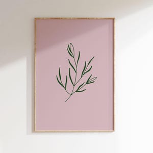 Branch poster | Art print | Kitchen wall decor | Dining room mural | Botanical poster | Modern art | Living room print | Girlfriend gift