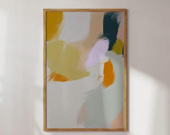 Abstract poster | Art print | Kitchen wall decoration | Dining room mural | Living room print | Colorful picture | Modern | Housewarming gift