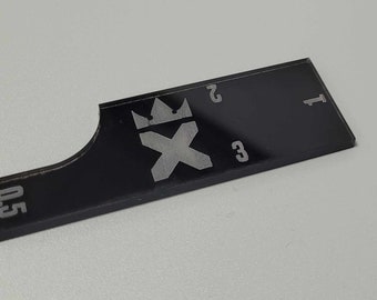 Saltire Games Combat Gauge  | 40k Tool | Onyx Edition