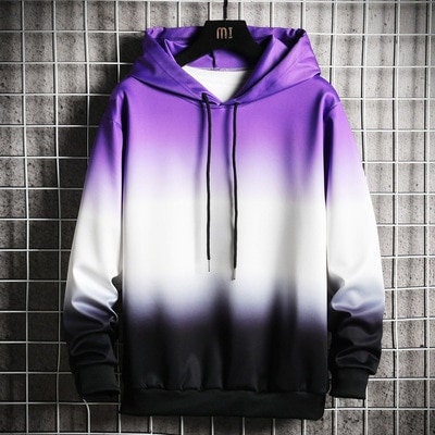 Gradient Monogram Skate Hoodie - Estreetwear