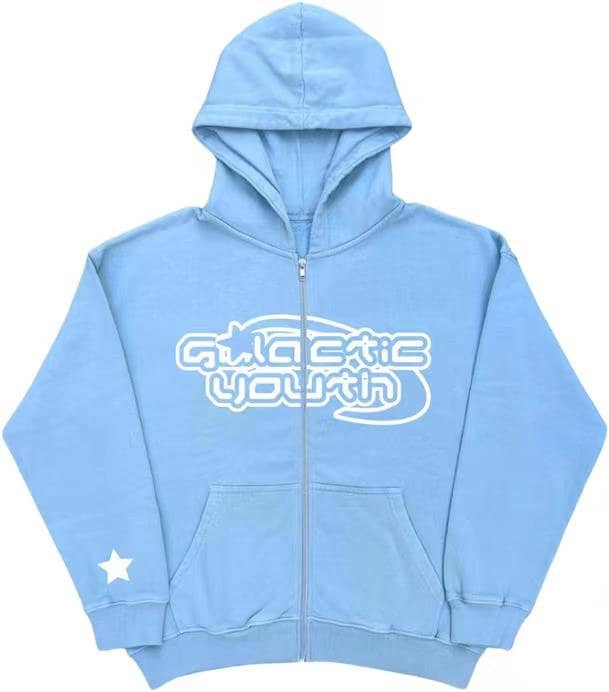 Y2K Retro Streetwear Zip up Hoodie - Etsy UK