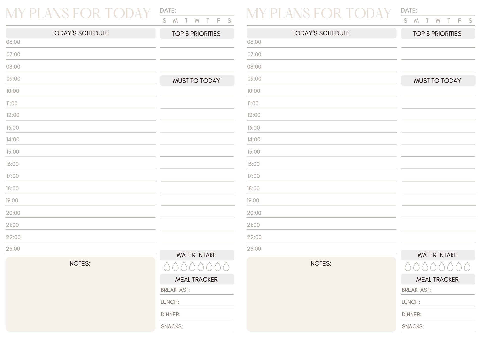 Minimalistic Updated Digital Planner, Mac Digital Planner 2023