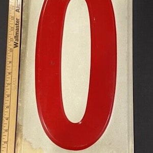 Vintage Metal Sign TEXACO Gas Station Price Numbers Lg 19”x10&quot; (# 0) PETROLIANA