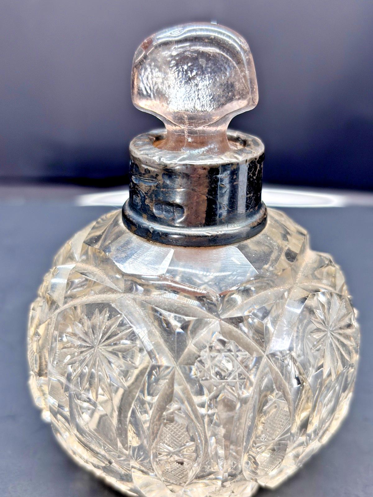 Vintage Silver Collar Perfume Bottle - Etsy