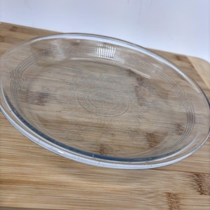 Vintage Anchor Hocking Fire King Philbe 9.5&quot; Pie Plate Sapphire Blue