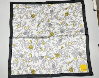 53cm 100% Mulberry Flowers Silk Scarf Square, Women's Scarf, Fashion Scarf, Bandana, Bag Accessory, Gift-Packaged with Free Shipping