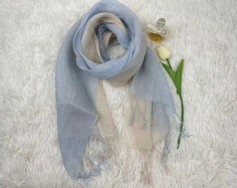 10 Colors Softened Linen Scarf, Natural Lightweight Linen, Unisex Scarf, Shawl, Gift Idea, Accessories, Linen Wrap