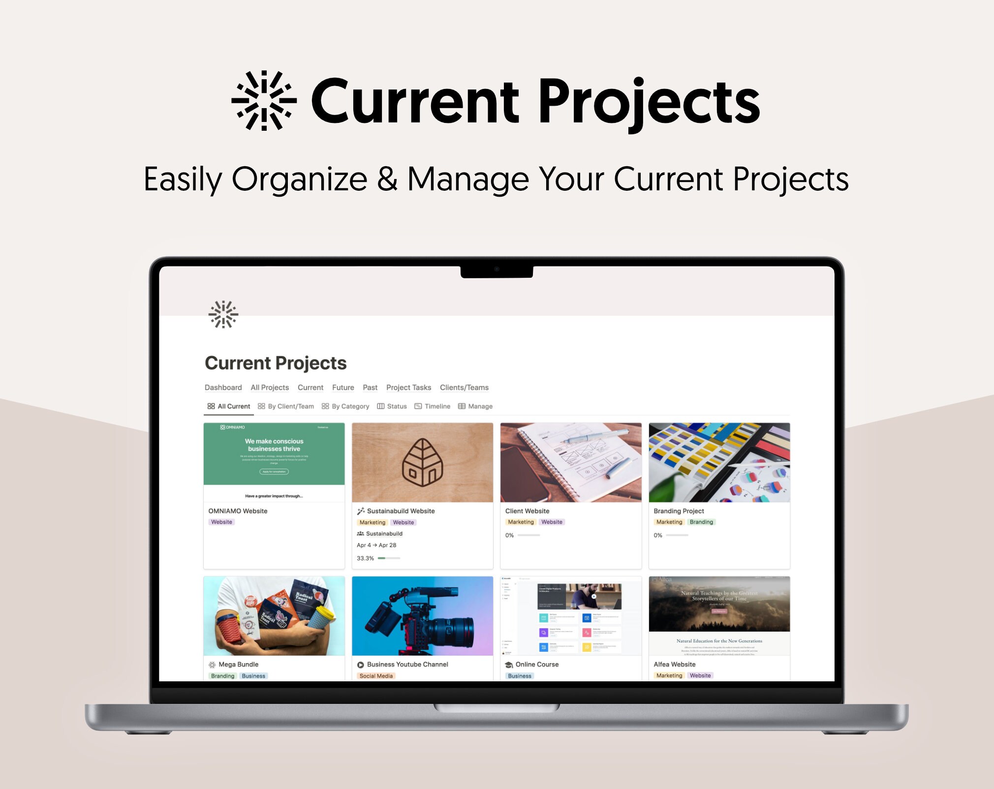 Notion Project Manager Template | Notion Template | Digital Planner ...