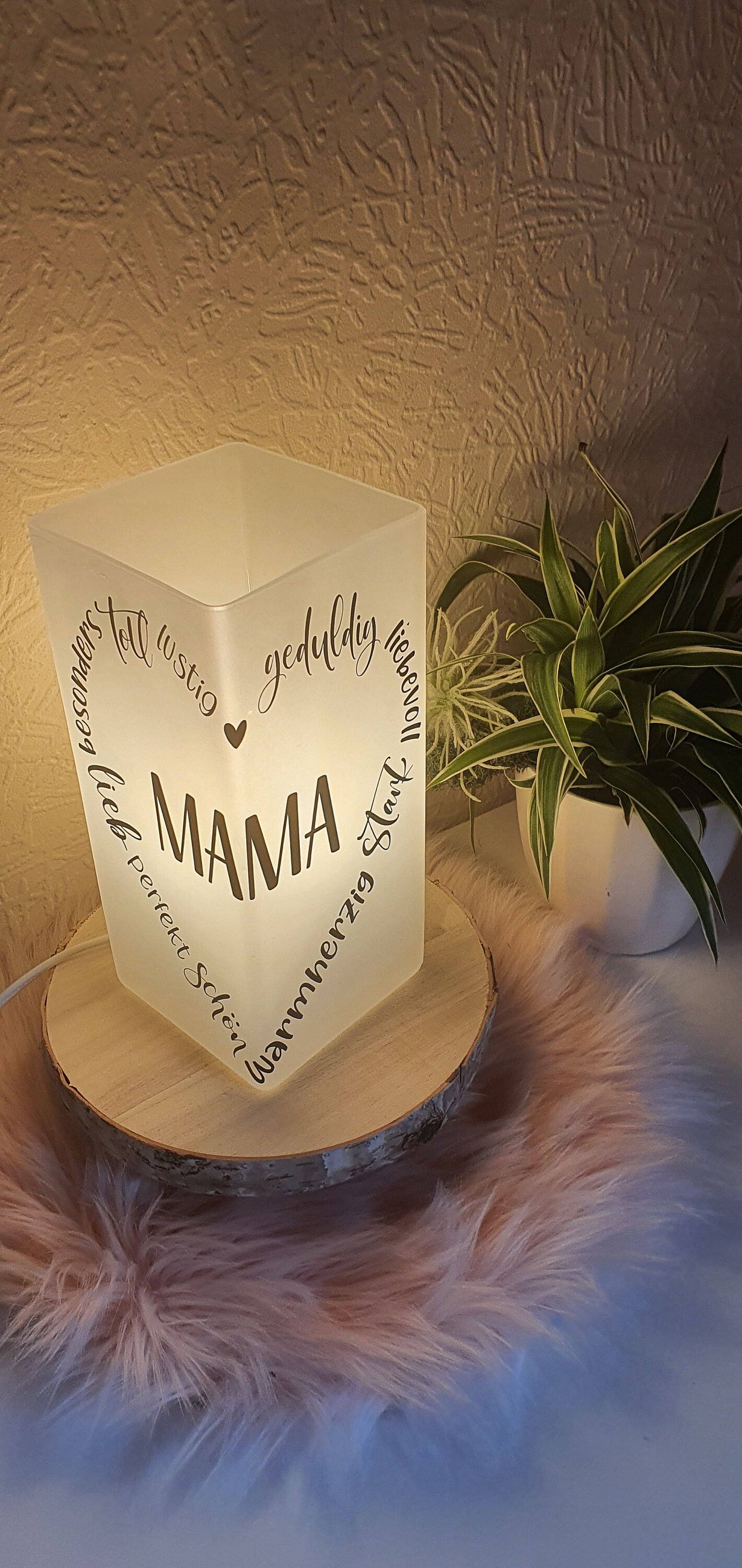 Personalisierte Lampe Lampe mit Spruch individualisierbar Etsy.de