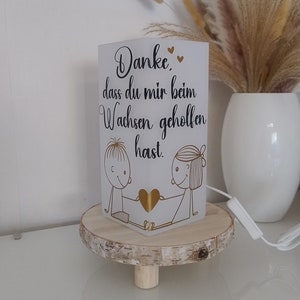 Lampe mit Spruch Geschenke zum Abschluss Kindergarten Geschenkidee Erzieherin mit Kindernamen Bild 8