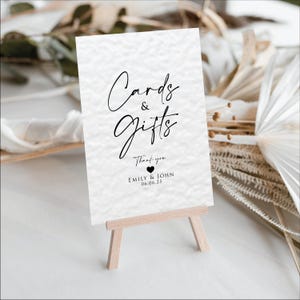 Personalisierte Karten und Geschenke Hochzeitsschild, kundenspezifische Hochzeitsempfangsschilder, Hochzeit stationär mit Herzen, moderne Hochzeitsgeschenke Tischschild