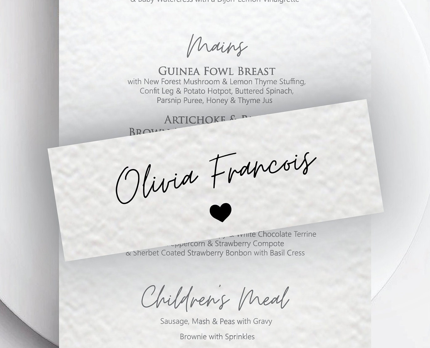 Personalised Place Card Tags Wedding Seating Place Names Etsy UK