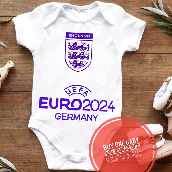 England Euro Baby wachsen, England fc Baby wachsen, England Euro Baby Geschenk, Euro 2024 Baby wachsen, England Fußball wachsen, Fußball wachsen, Euro Baby