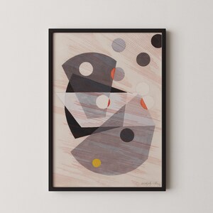 Grey Overlappings - László Moholy-Nagy Art PREMIUM GICLÉE PRINT | Vintage Bauhaus Poster Mid-Century Modern Art Print (available handframed)