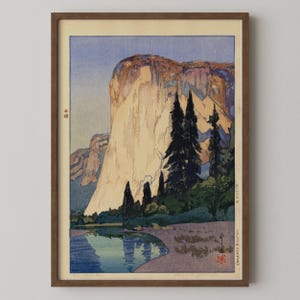 Hiroshi Yoshida – El Capitan | PREMIUM GICLÉE PRINT | One of the most loved prints | Vintage Japanese Woodblock Art available framed