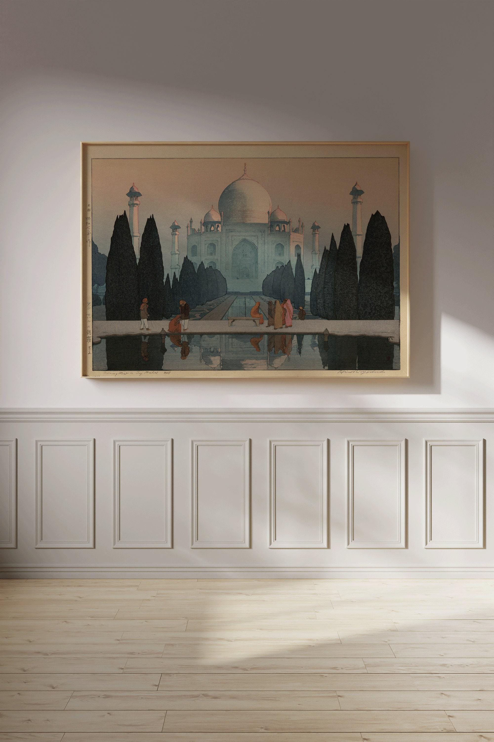 Hiroshi Yoshida Taj Mahal Print: Vintage Japanese Woodblock Art - Etsy