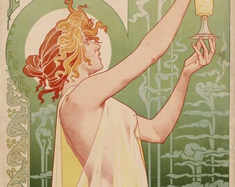 Absinthe Robette Poster: Vintage Art Nouveau Print, Henri Privat-Livemont