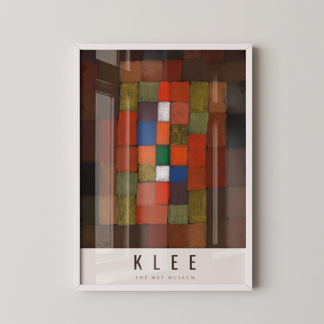 Paul Klee - Static Dynamic Gradation | Modern Abstract Art (available ...