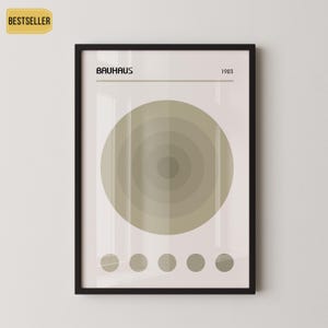 Bauhaus &#39;The Target&#39; Art Print: Mid-Century Modern Giclée