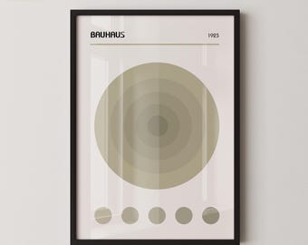 Bauhaus Kunstdruck 'Die Zielscheibe': Mid-Century Modern Giclée