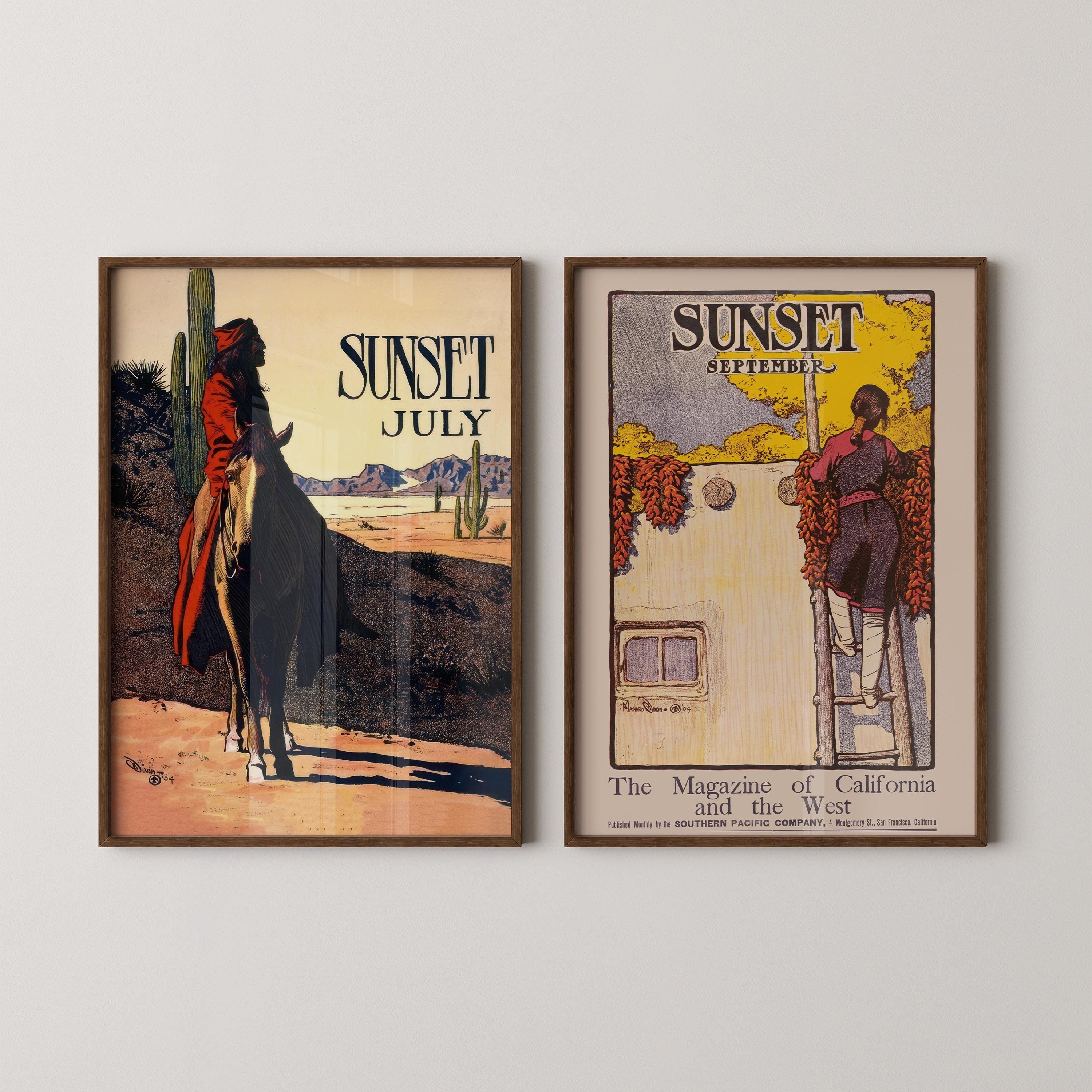 Vintage Sunset Magazine - Etsy