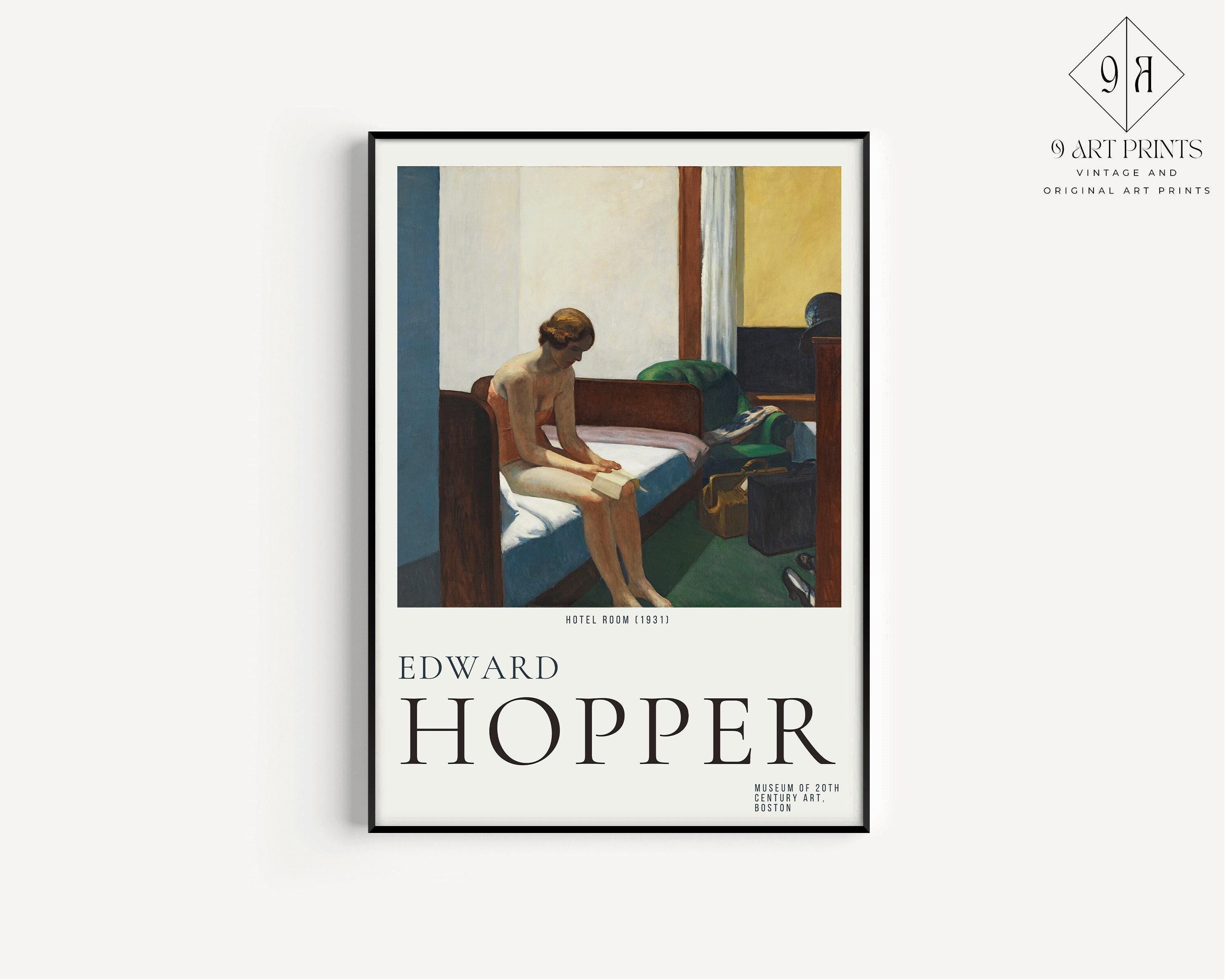Edward Hopper - HOTEL ROOM | Famous Art (available