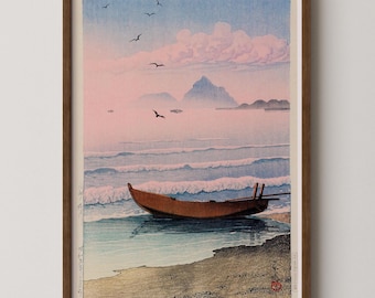 吉田博 日本の木版画：春の温泉ジクレーアート - Etsy 日本