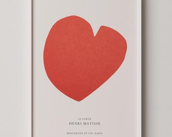 Henri Matisse Giclée-kunstdruk 'The Heart': museumkwaliteit