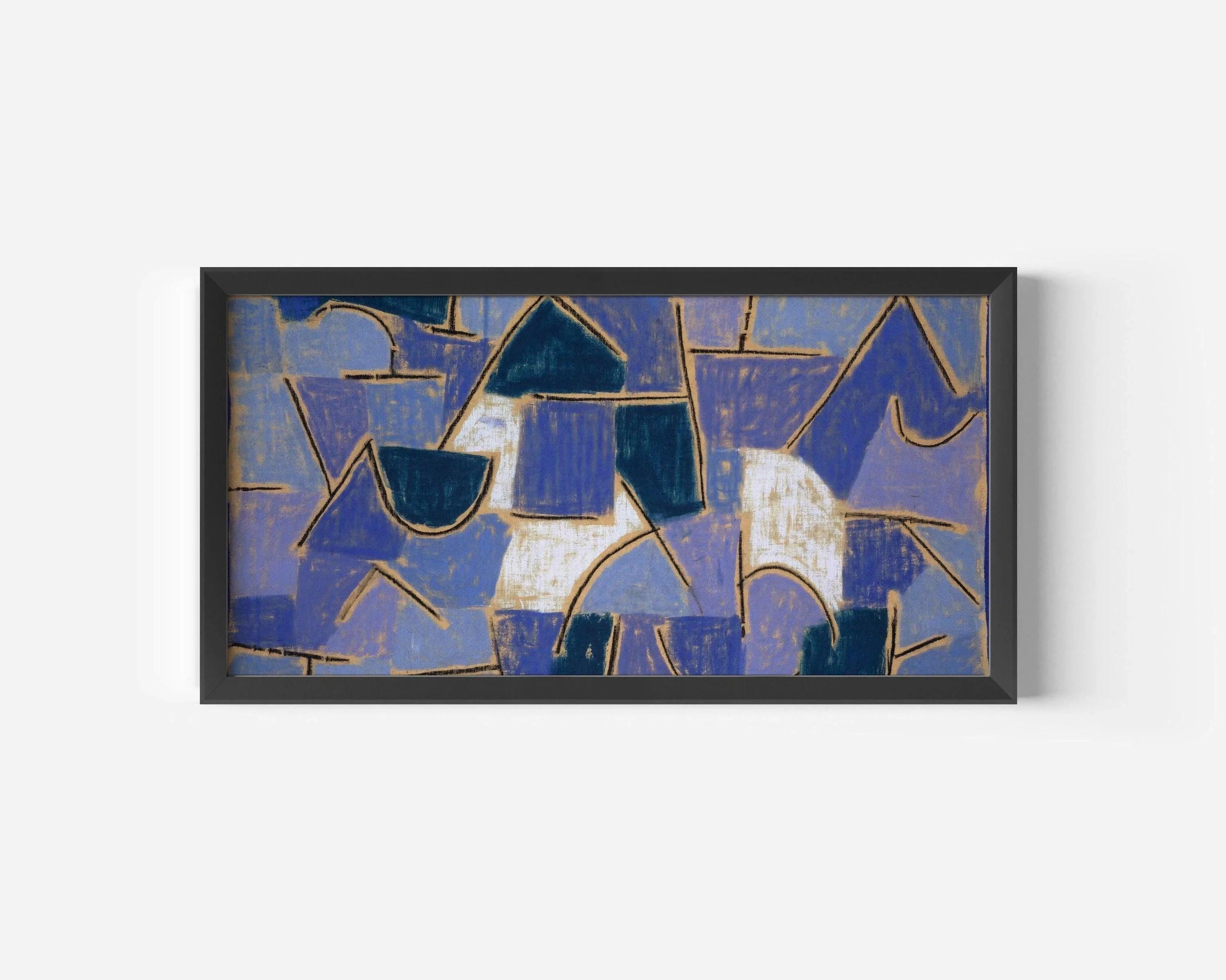 Paul Klee - Blue Night | Modern Abstract Wide Panoramic Art
