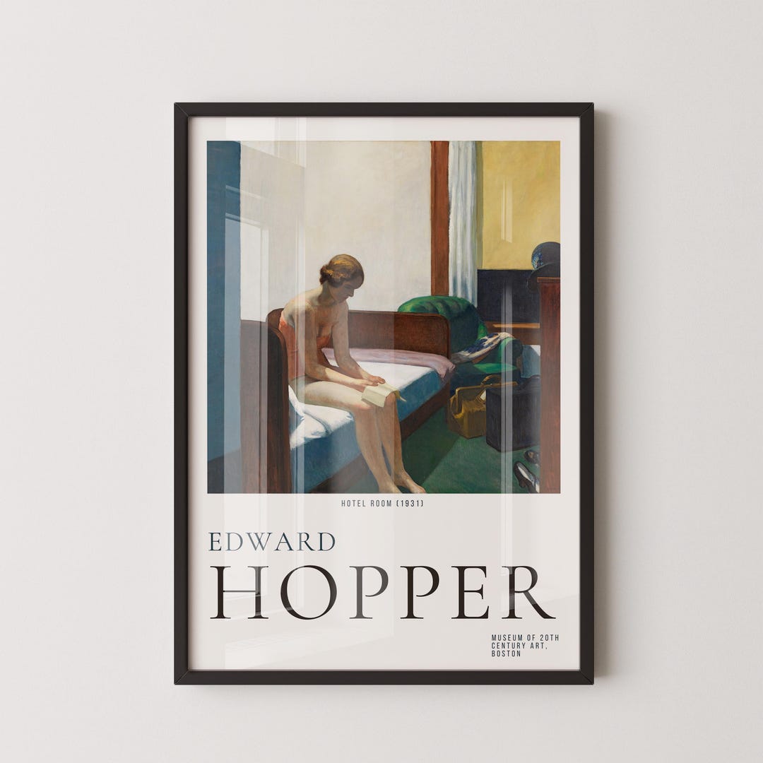 額装品/Hotel Room 1931/エドワード ホッパー/ポスター Hotel Room, 1931 by Edward Hopper