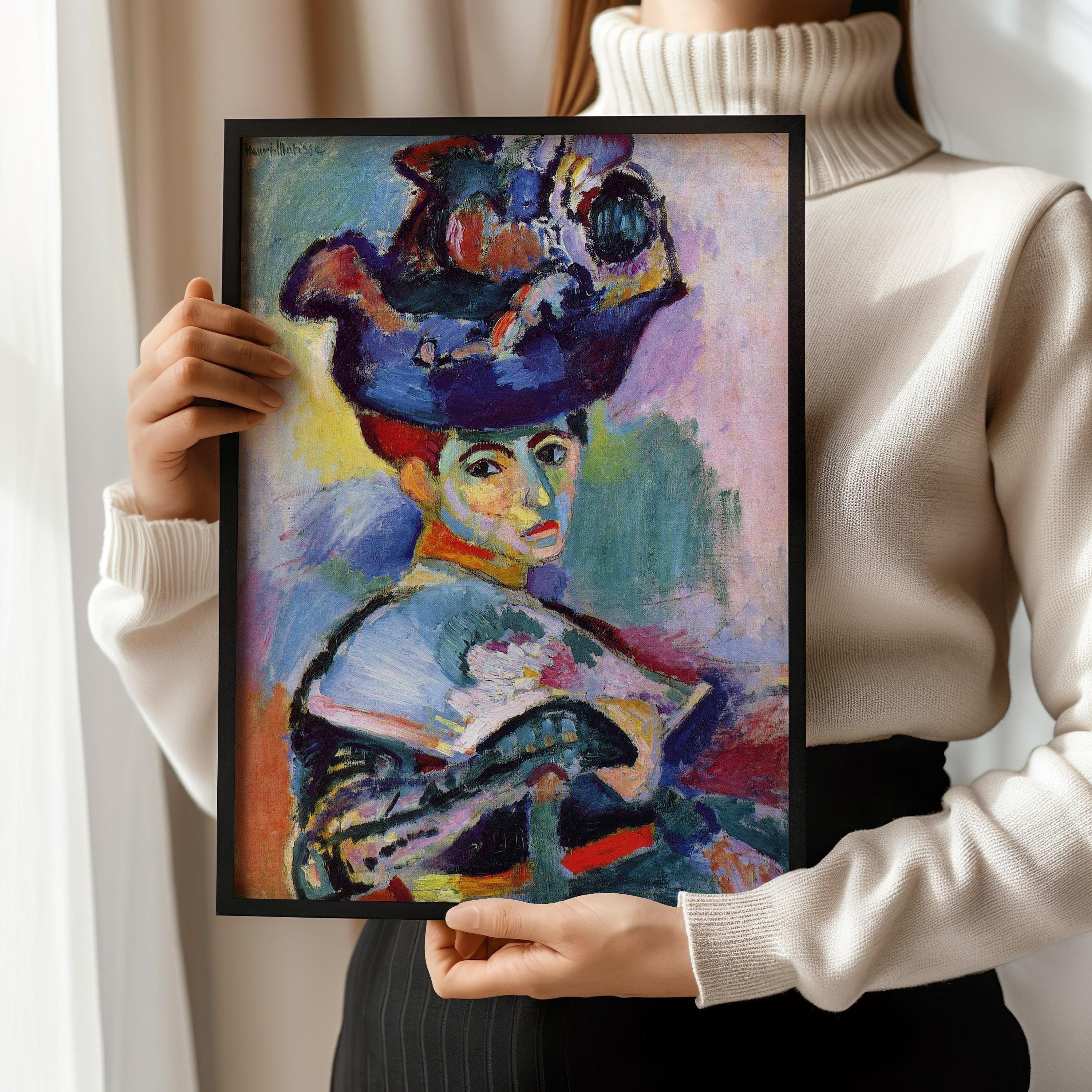 アンリ・マティス - 帽子をかぶった女性 | 有名な芸術作品 マダム