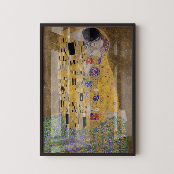 グスタフ・クリムト - 接吻 | 有名なヴィンテージ絵画（額装または額装