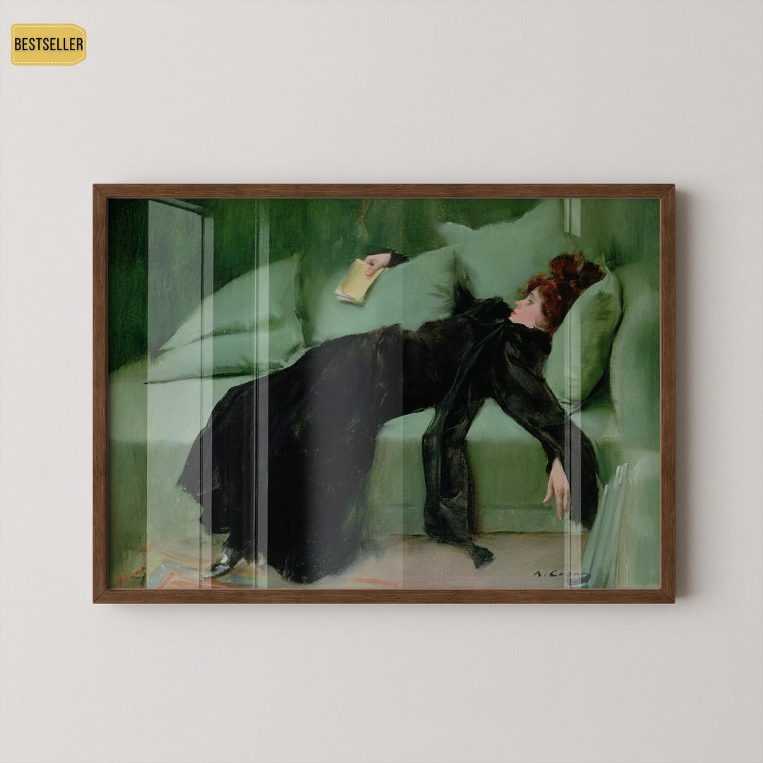Ramon Casas - Decadent Young Woman (after the Ball) | the Legendary ...