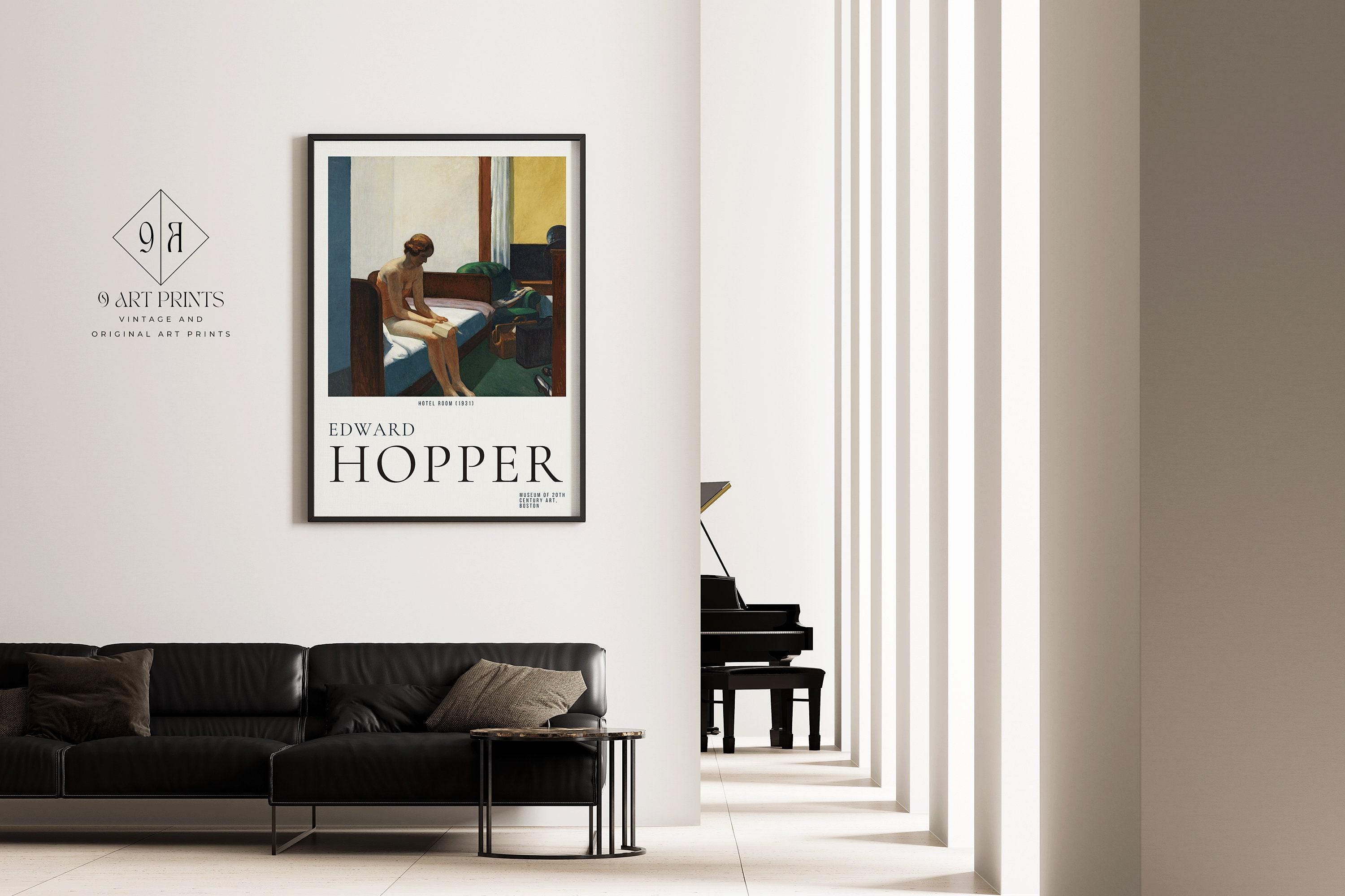 Edward Hopper - HOTEL ROOM | Famous Art (available