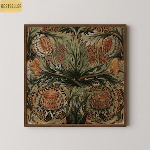William Morris - Carciofi, uccelli e scoiattoli STAMPA GICLÉE PREMIUM / Il nostro magnifico bestseller e pezzo forte disponibile incorniciato 1X1