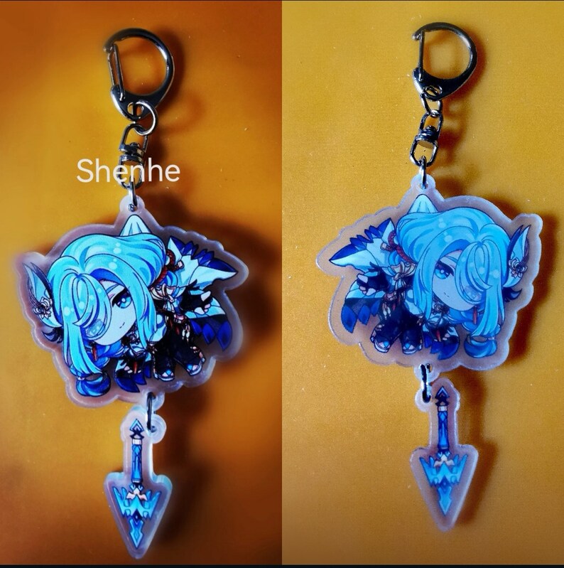 Genshin Impact Keychains Etsy