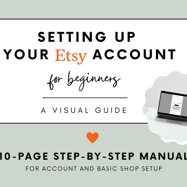 Setting Up Your Etsy Account - a Visual Guide For Beginners