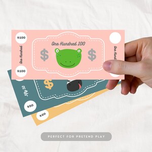 Printable Play Money for Kids Printable Pretend Play Money - Etsy